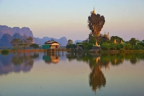 Kyauk Kalap Monastery, Hpa-An, Karen State